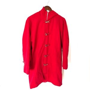 Ralph Lauren Vintage Wool Clasp Toggle Duffle Coat Size Large